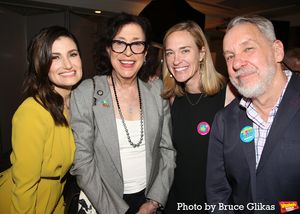 Idina Menzel, Lynne Meadow, Kicki Hunter and Chris Jennings Photo