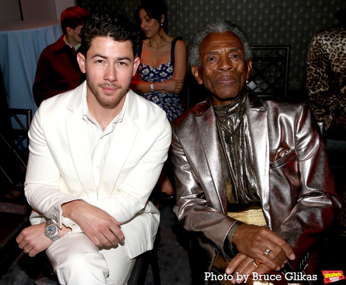 Nick Jonas and Andre De Shields  at 