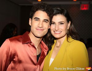 Darren Criss and Idina Menzel  Photo