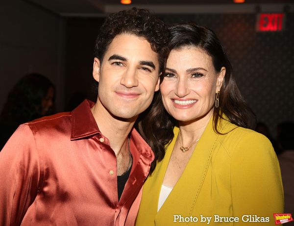 Darren Criss and Idina Menzel  Photo