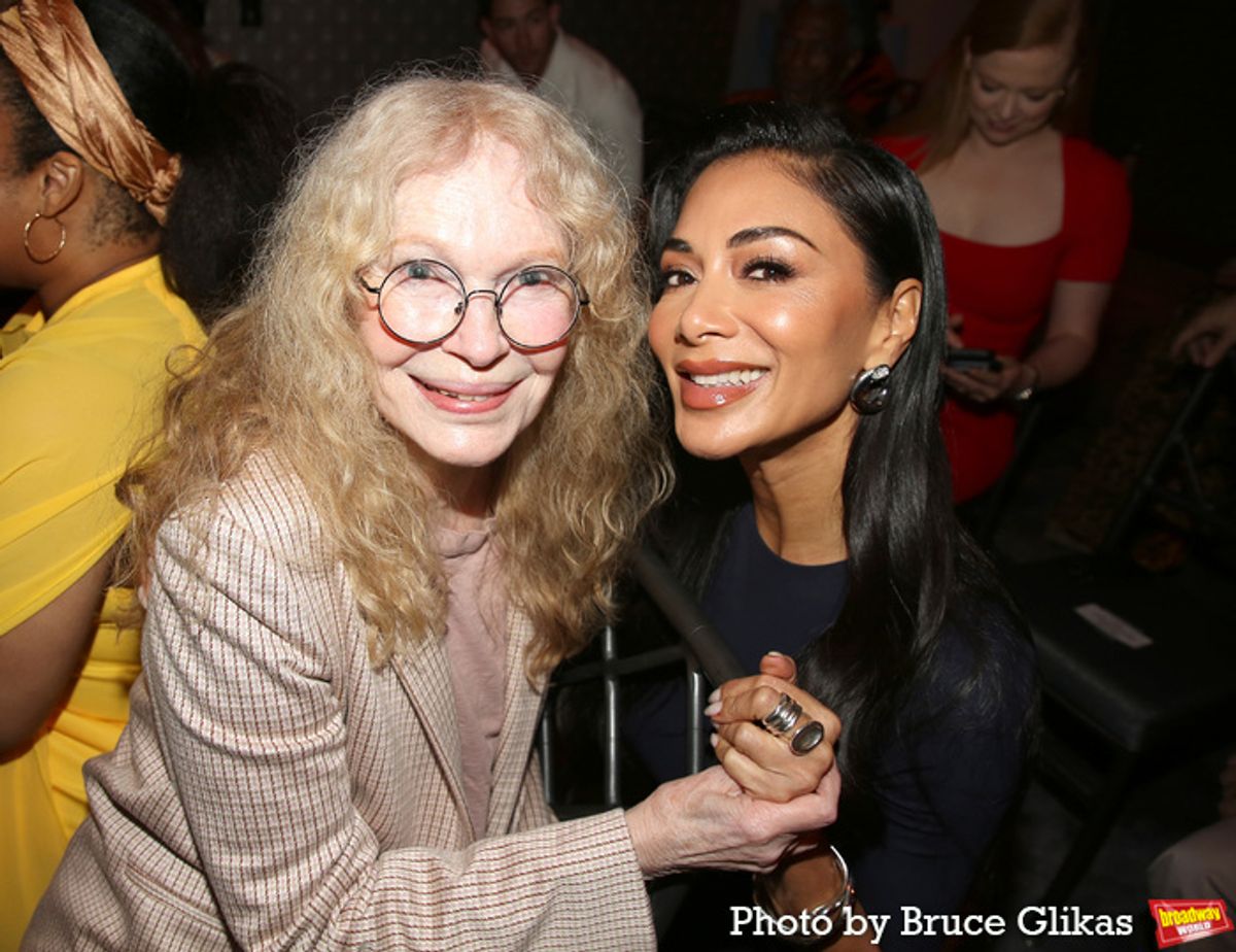Mia Farrow and Nicole Scherzinger  at 