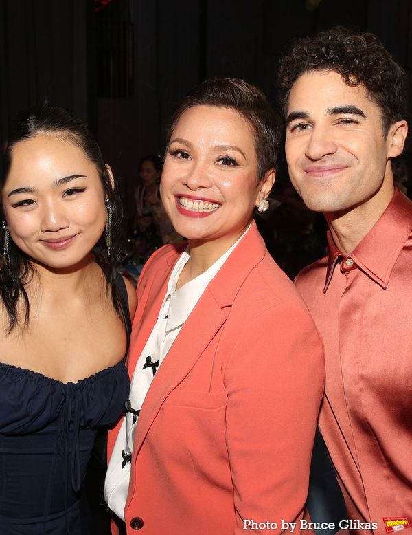Helen J Shen, Lea Salonga and Darren Criss Photo