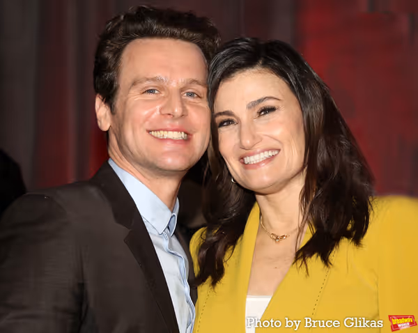 Jonathan Groff and Idina Menzel Photo