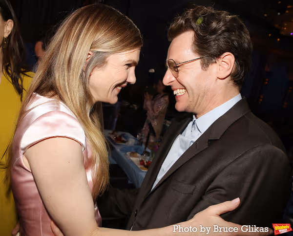 Lily Rabe and Jonathan Groff Photo
