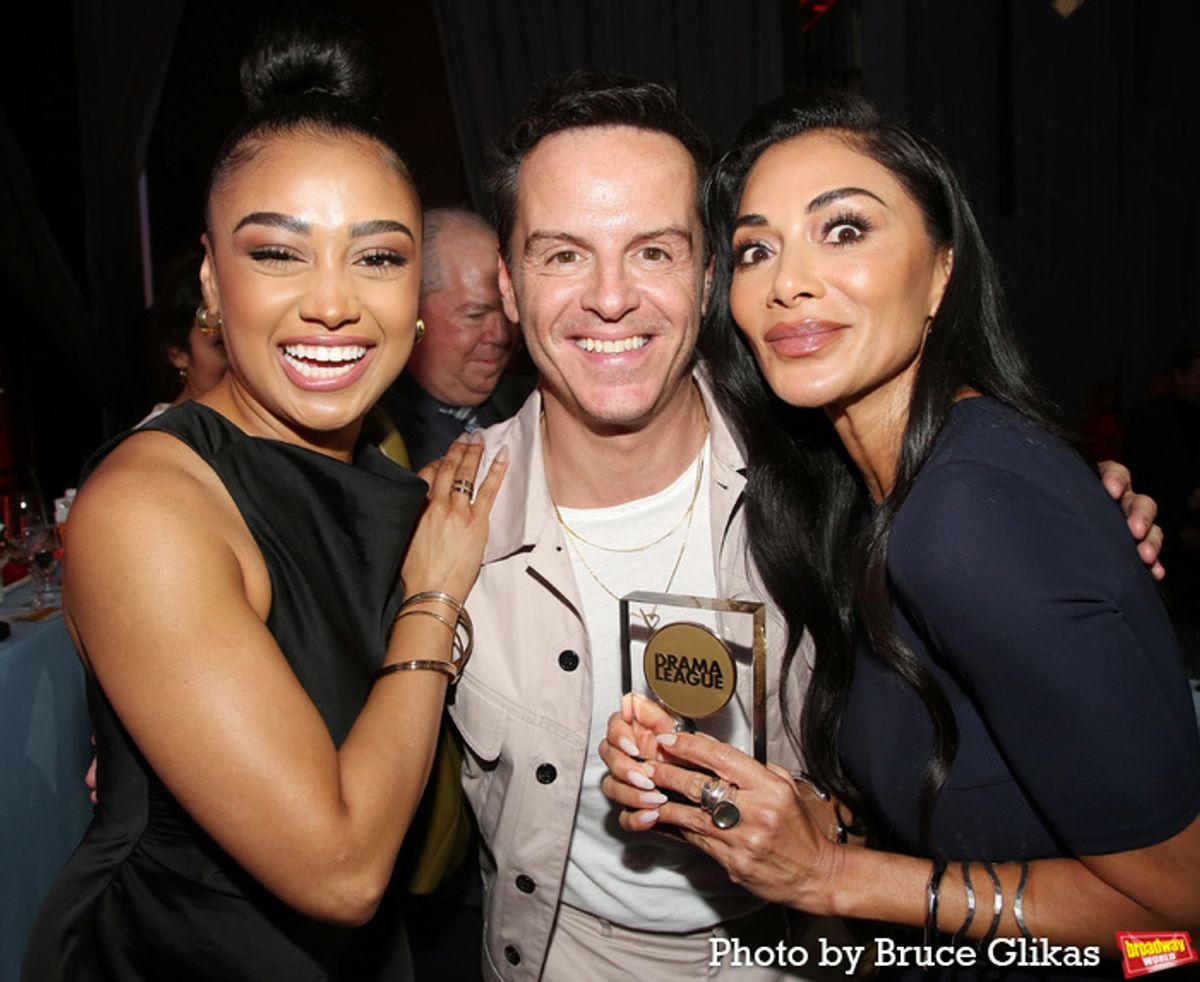Jasmine Amy Rogers, Andrew Scott and Nicole Scherzinger at 