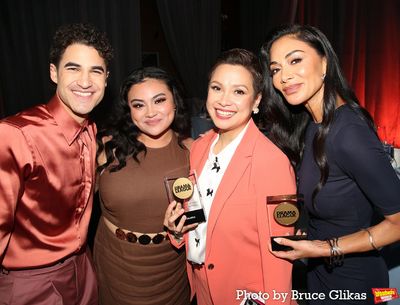 Darren Criss, Tatianna Córdoba, Lea Salonga and Nicole Scherzinger  Photo