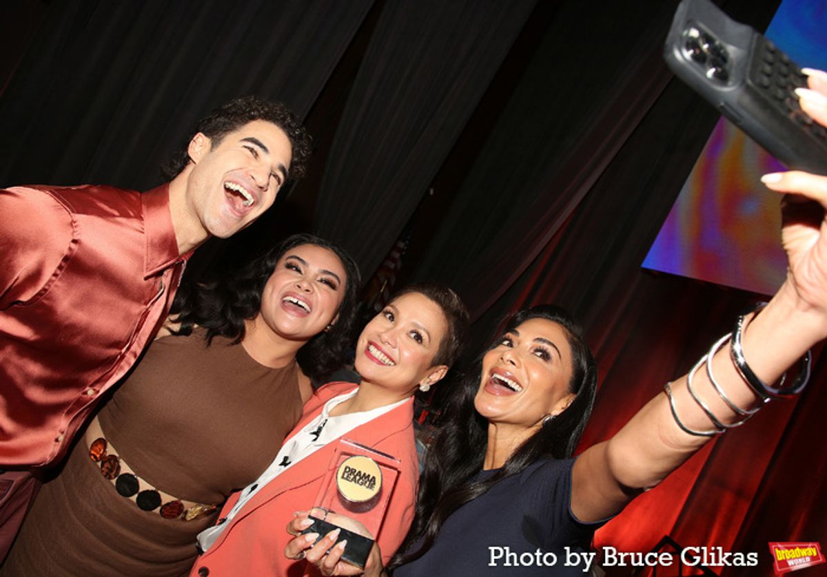 Darren Criss, Tatianna Córdoba, Lea Salonga and Nicole Scherzinger at 