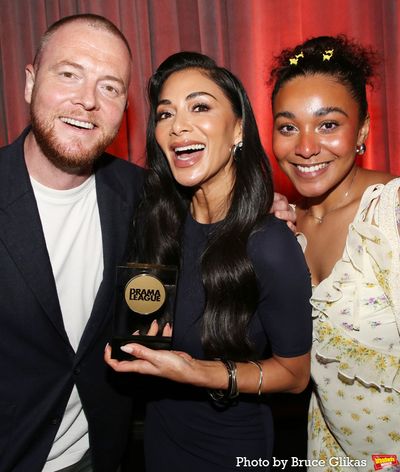 David Thaxton, 2025 Distinguished Performance winner Nicole Scherzinger and Grace Hod Photo