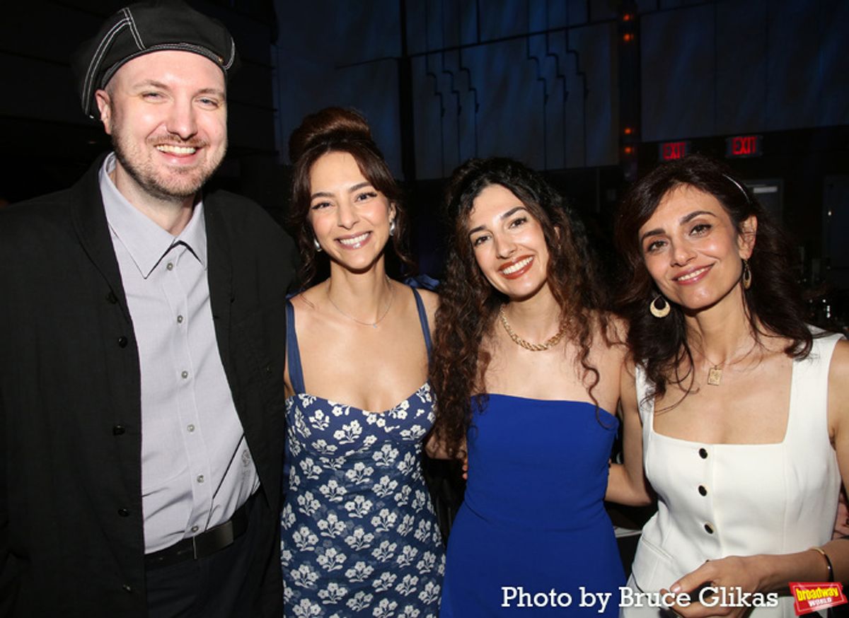 Knud Adams, Tala Ashe, Sanaz Toossi and Marjan Neshat at 