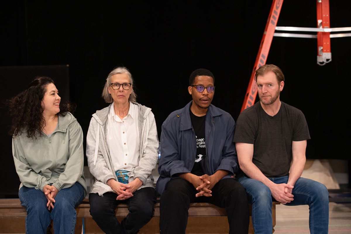 Sadieh Rifai, Amy Morton, Namir Smallwood and Cliff Chamberlain  at 