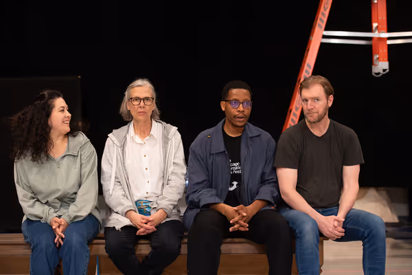 Sadieh Rifai, Amy Morton, Namir Smallwood and Cliff Chamberlain  Photo