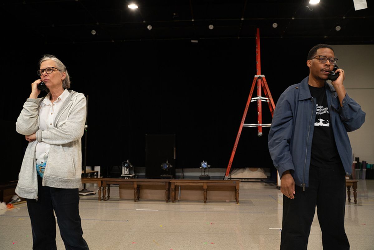 Amy Morton and Namir Smallwood  at 