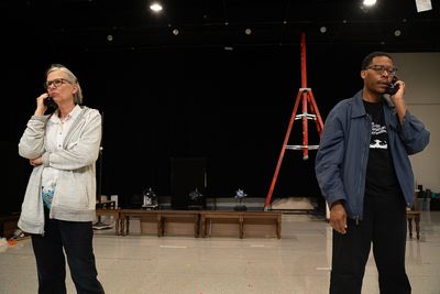 Amy Morton and Namir Smallwood  Photo