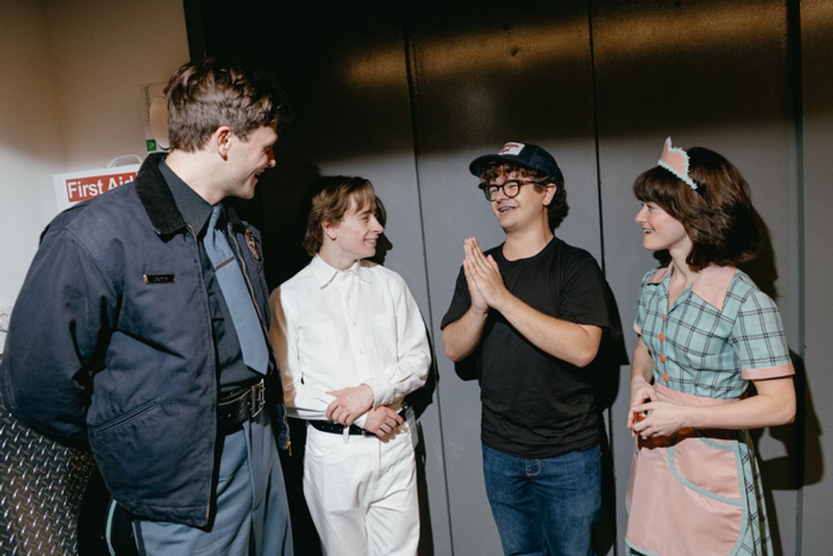 Gaten Matarazzo, Burke Swanson, Louis McCartney, and Alison Jaye  at 