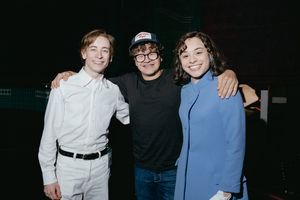 Gaten Matarazzo, Louis McCartney, and Gabrielle Nevaeh @ BroadwayWorld Gaten Matarazzo, Louis McCartney, and Gabrielle Nevaeh Photo