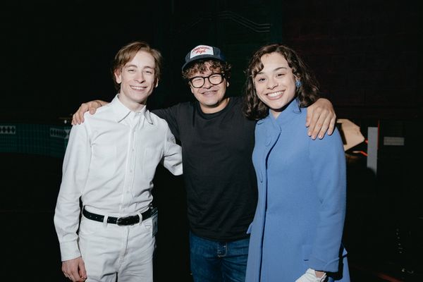 Gaten Matarazzo, Louis McCartney, and Gabrielle Nevaeh Photo