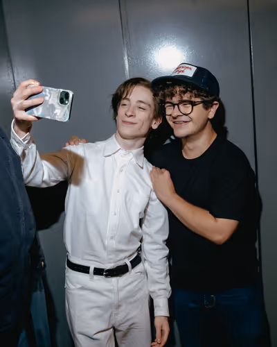 Gaten Matarazzo and Louis McCartney Photo