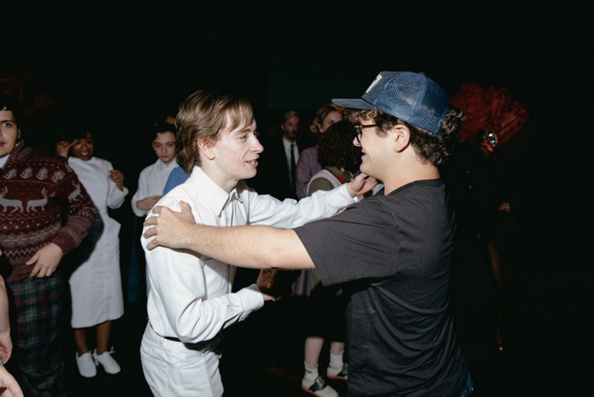 Gaten Matarazzo and Louis McCartney  at 