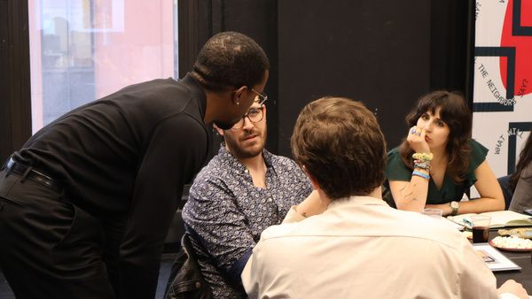 Devante Lawrence, Sam Hood Adrain, and Federica Borlengh Photo