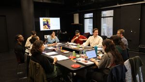 Devante Lawrence, Stephanie Del Bino, Samantha Tutasi, Edu Diaz, James Clements, and  Photo