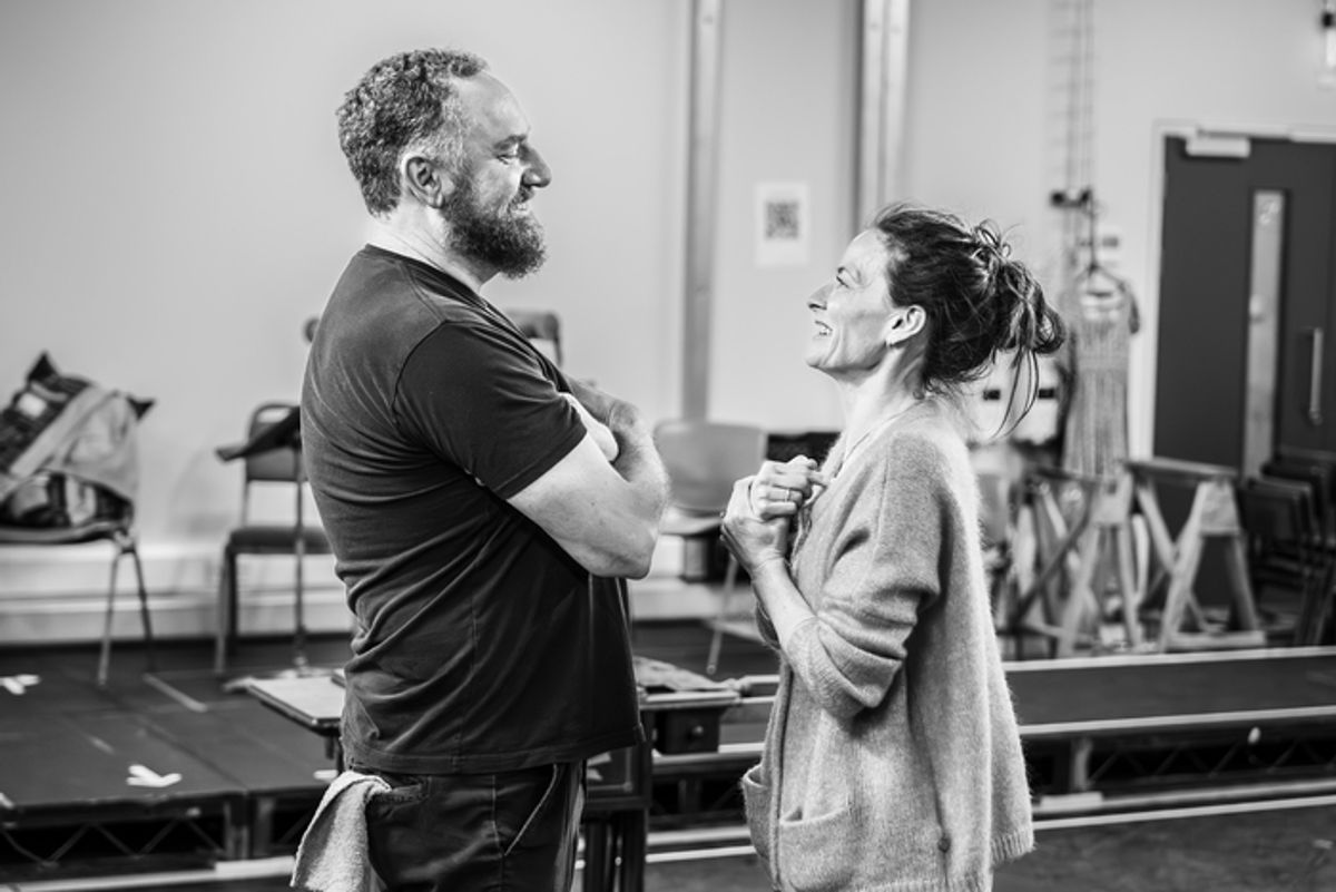 Adam Dannheisser and Lara Pulver at 