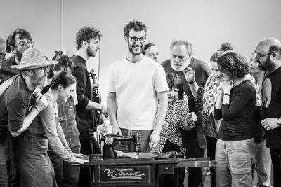 Dan Wolff and cast Photo