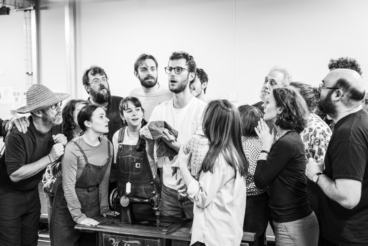 Dan Wolff and cast at 