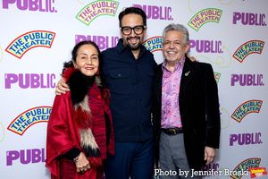 Liz Towns-Miranda, Lin-Manuel Miranda, Luis Miranda Photo