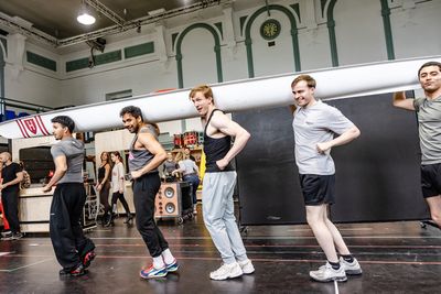 Manu Sarswat, Mohit Mathur, Alexander Emery, Garrett Tennant & cast Photo