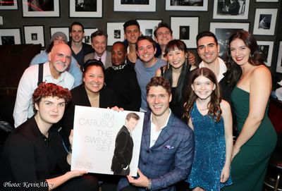 Jim Caruso and friends celebrating The Swing Set Deluxe Edition Photo