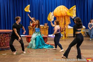 Hillary Fisher and the cast of THE LITTLE MERMAID Photo