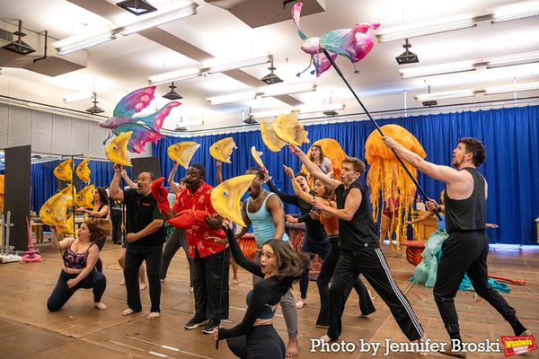 Kyle Taylor Parker and the cast of THE LITTLE MERMAID Photo