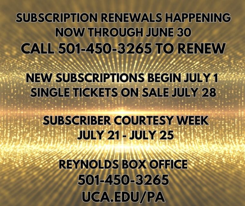 UCA PUBLIC APPEARANCES ANNOUNCES 2025-2026 SEASON at Reynolds Performance Hall  Image
