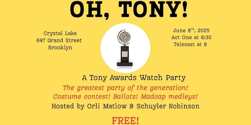 2025 Tony Awards Viewing Parties in New York City Image