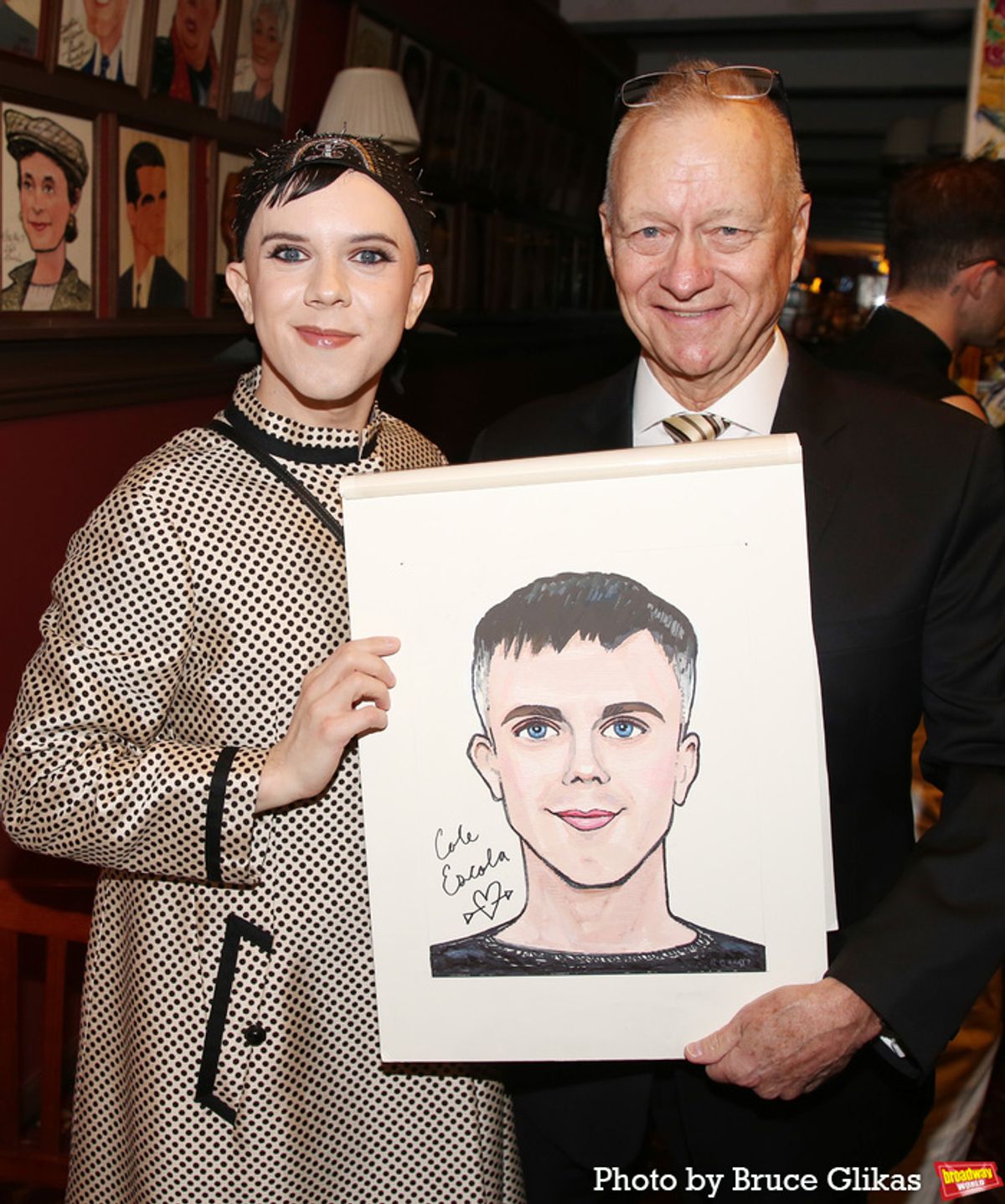 Cole Escola and Sardi's Max Klimavicius at 