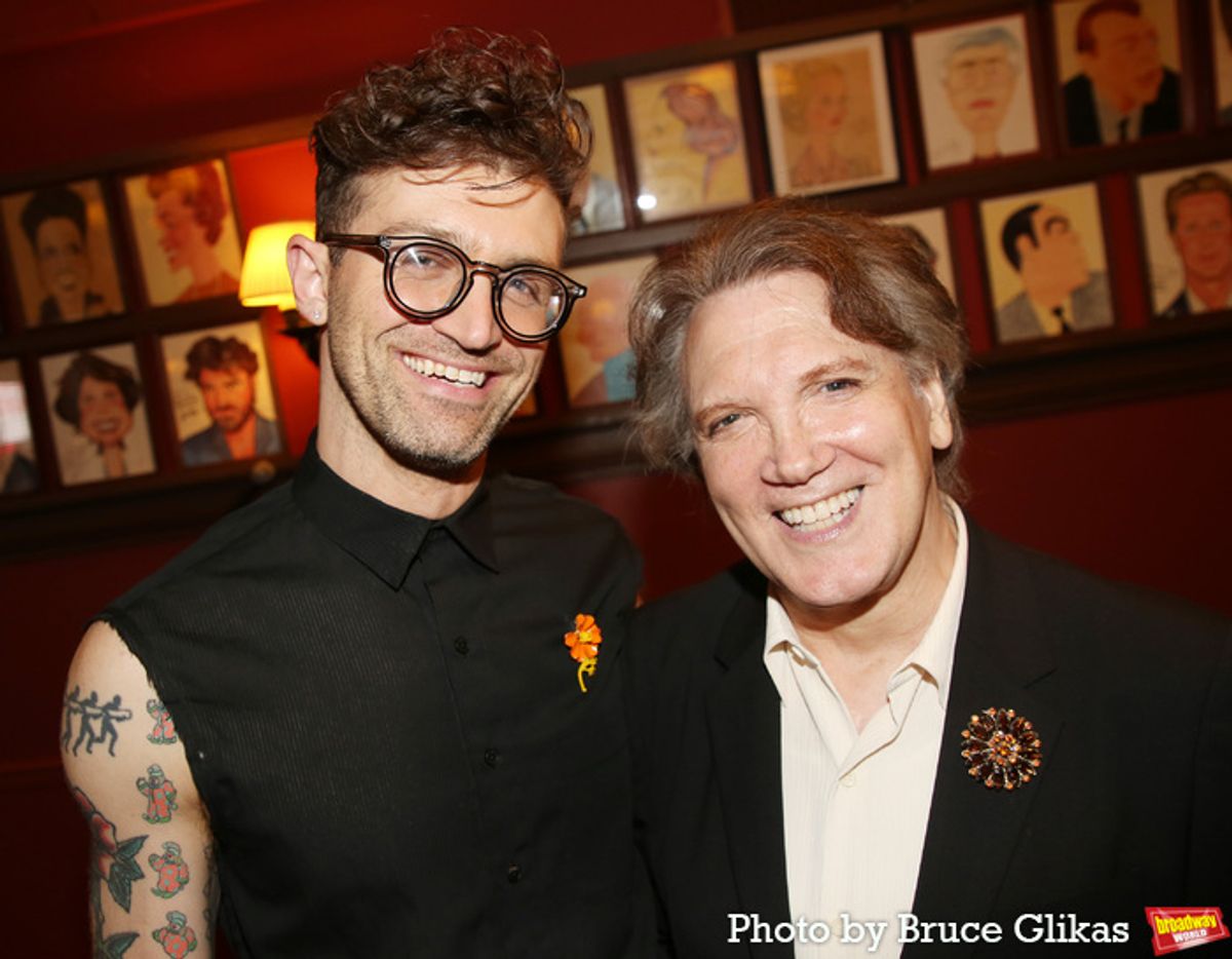 Sam Pinkleton and Charles Busch at 