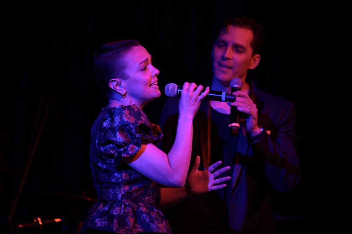 Kara Lindsay, Ryan Silverman at 