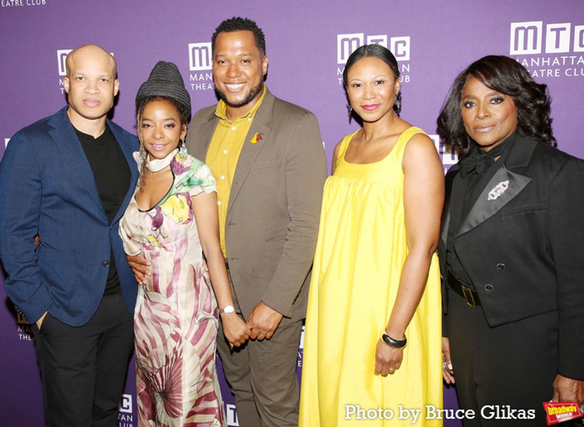 Glenn Davis, Kara Young, Branden Jacobs-Jenkins, Alana Arenas, Latanya Richardson Jackson at 