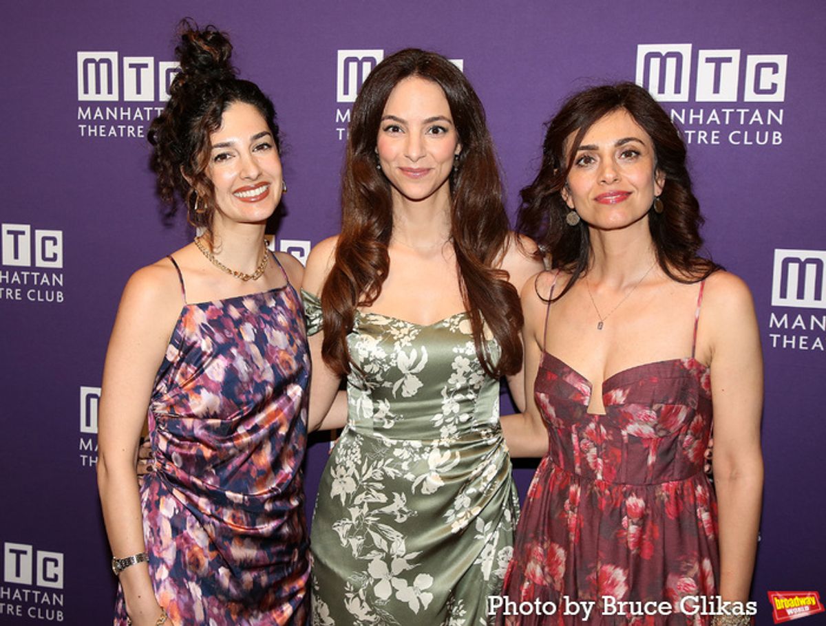 Sanaz Toossi, Tala Ashe, Marjan Neshat at 