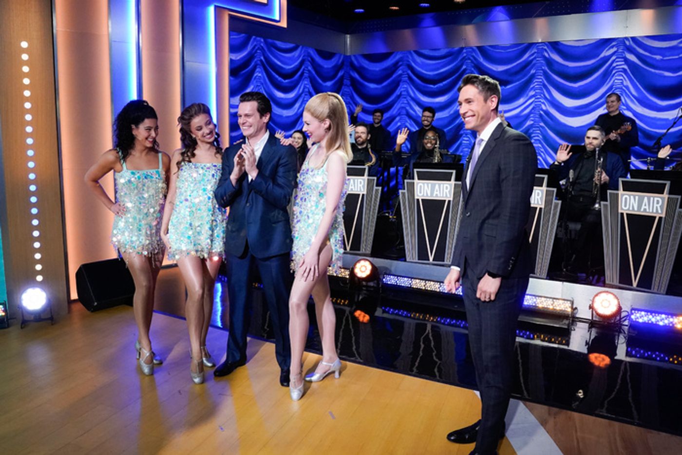Photos: Jonathan Groff & JUST IN TIME Cast Visit GOOD MORNING AMERICA  Image