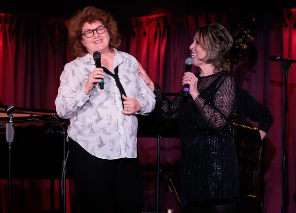 Susie Mosher and Klea Blackhurst. Photo credit: Conor Weiss Photo