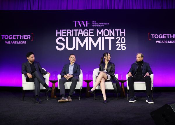 Pablo Torre, Joe Tsai, Samantha Tan, and Vivek Ranadivé  Photo