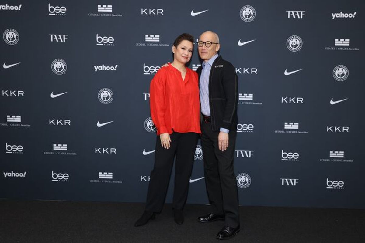 Lea Salonga and Franics Jue at 