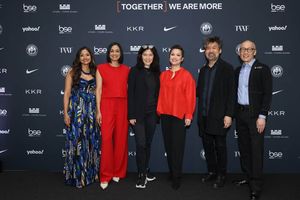 Shoba Narayan, Shanelle Kaul, Diane Paulus, Lea Salonga, David Henry Hwang, and Frani Photo