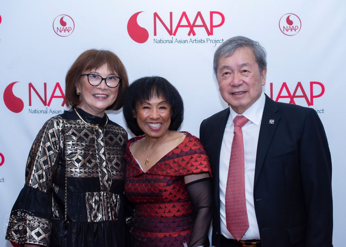 Lucy Kan, Baayork Lee, Victor Kan at 