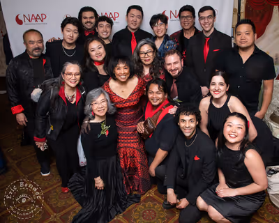 Baayork Lee with the NAAP Broadway Community Chorus  Photo