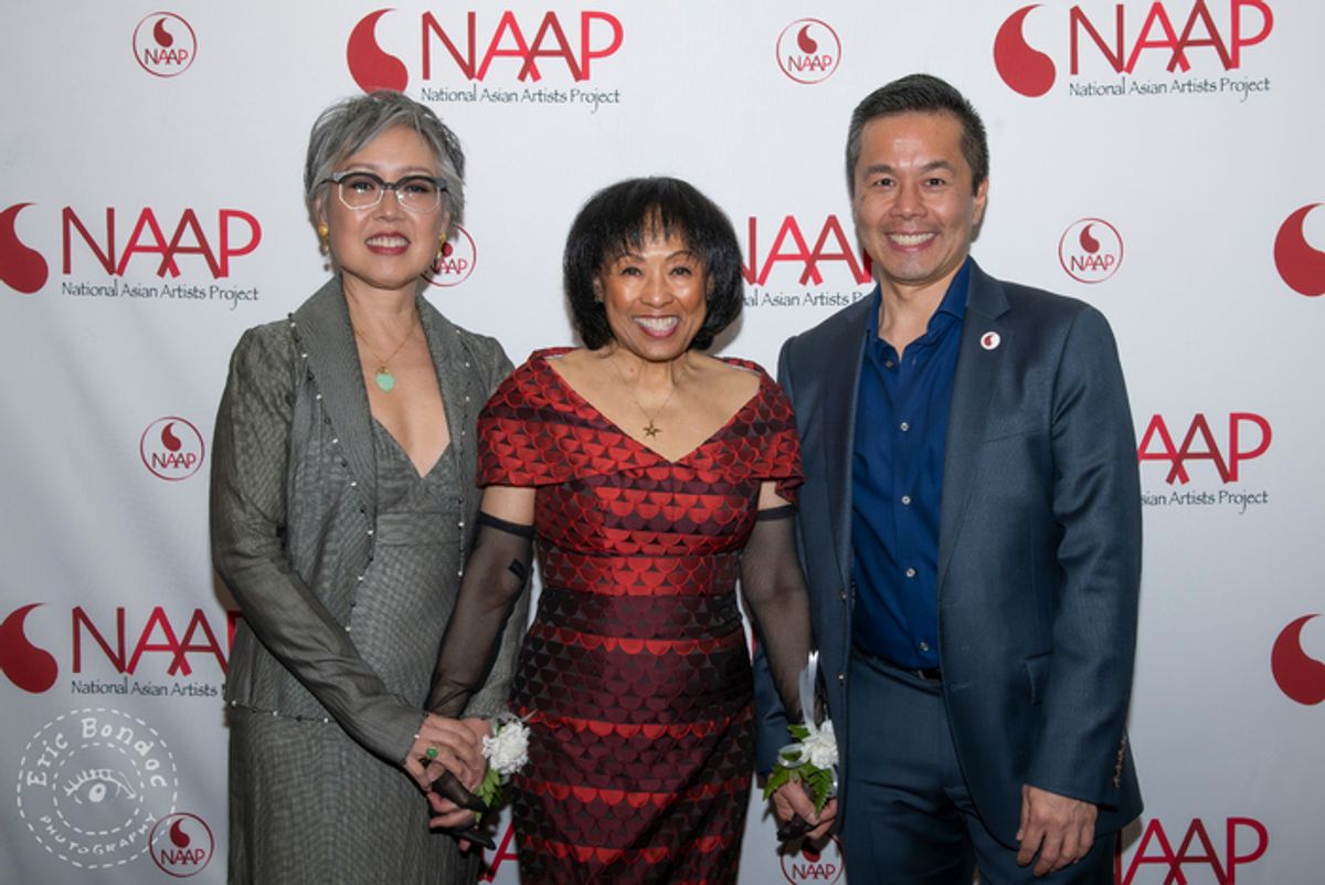 Nina Zoie Lam, Baayork Lee, Stephen Eng at 