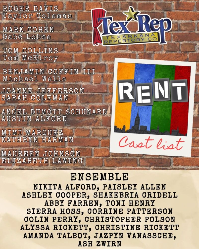 Review: RENT at Texarkana Repertory Company  Image