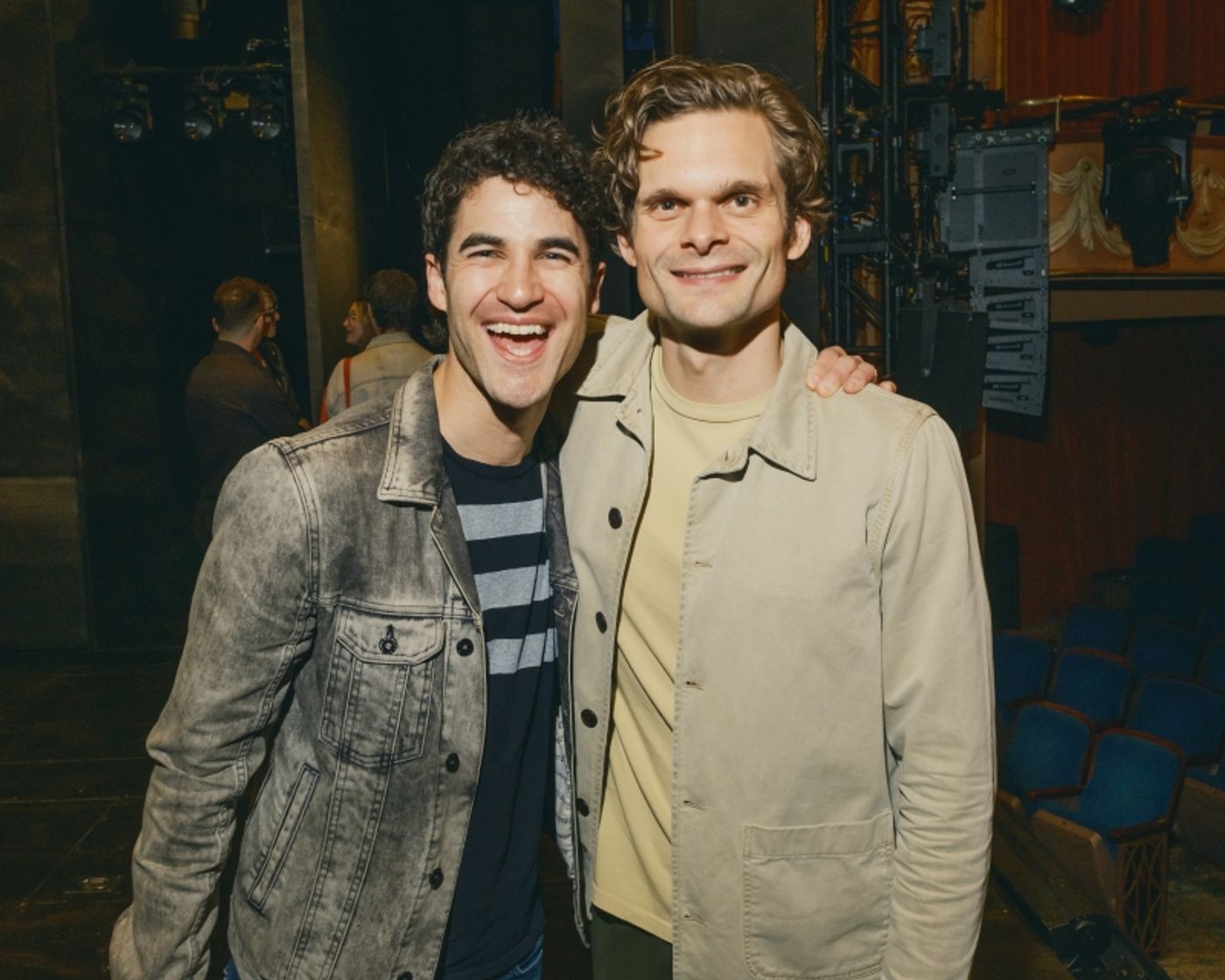 Photos: Darren Criss and Helen J. Shen Visit the Cast of Broadway's DEAD OUTLAW  Image