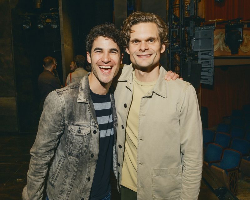 Photos: Darren Criss and Helen J. Shen Visit the Cast of Broadway's DEAD OUTLAW — photo 2 of 3